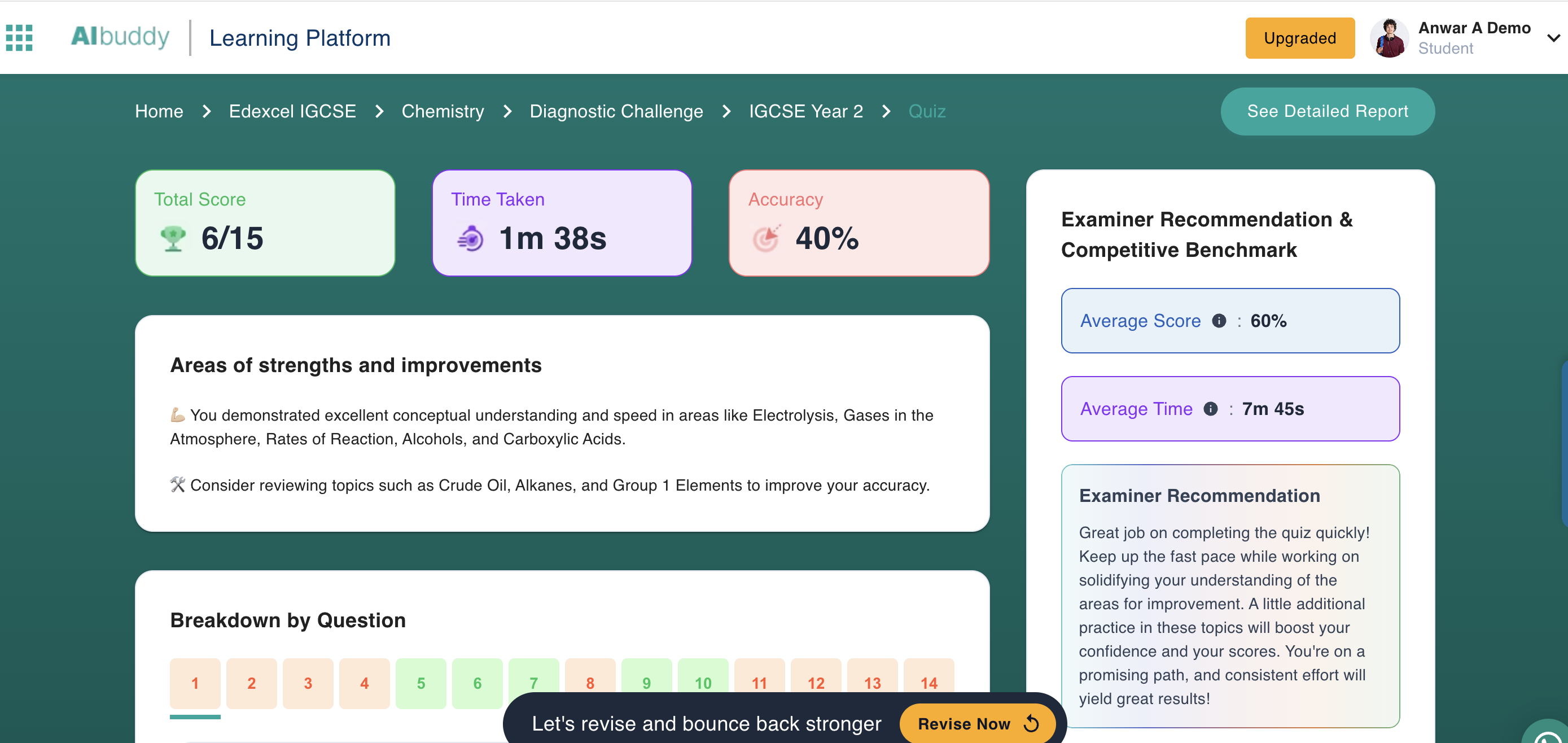 Competitive Benchmarking